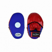 Лапы боксерские CLIFF ULI-6006, PVC+FLEX, сине-красные