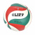 Мяч волейбольный CLIFF V5M4000, 5 размер, PU, бело-зелено-красный