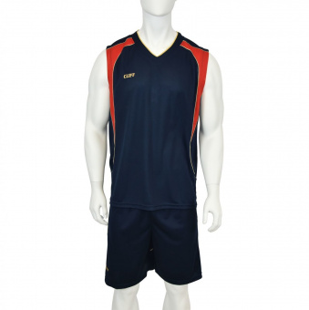 Форма баскетбольная CLIFF 501, тёмно-синяя, р.4XL (52-54), рост 185-190см