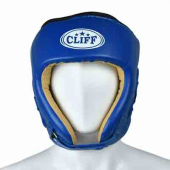 Шлем боксерский CLIFF ULI-5001, открытый, FLEX, синий, р.S