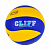Мяч волейбольный CLIFF MVA250, 5 размер, PU, желто-синий