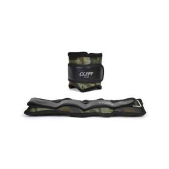 Утяжелители на ноги Cliff 2,0кг (2*1,0кг), песок