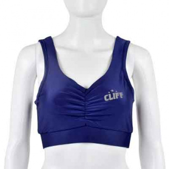 Топ спортивный женский CLIFF CS-435, полиэстер, синий, р.L
