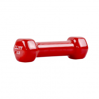 Гантель цельнолитая CLIFF, обрезиненная ≈0,45 кг 1LB