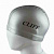 Шапочка для плавания CLIFF силиконовая с лайкрой  PU01, серая