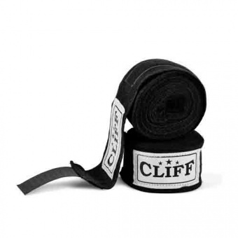 Бинты боксерские CLIFF 4 м, черные