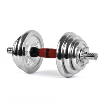 Гантель разборная CLIFF, хромированная 10кг 20 LB