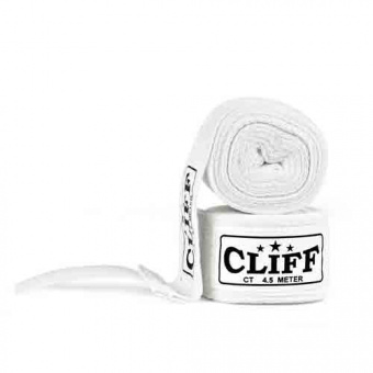 Бинты боксерские CLIFF 3 м, белые