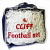 Сетка футбольная CLIFF NEW, 7,5*3,2*0,8м, толщина нити 2мм, ячейка 13*13см, PE, белая