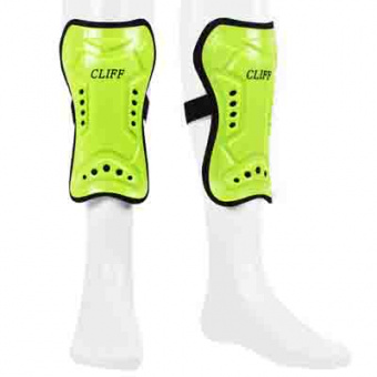 Щитки футбольные CLIFF 259-2, р.L, салатовые