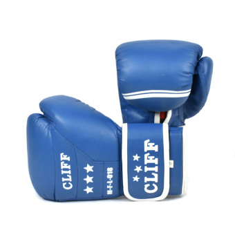 Перчатки боксёрские CLIFF ANTIGUE, microfiber, 12 унций, синие