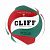 Мяч волейбольный CLIFF V5M4000, 5 размер, PU, бело-зелено-красный